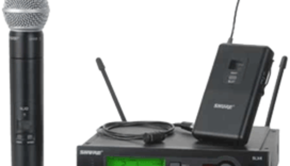photo image of wireless microphone system