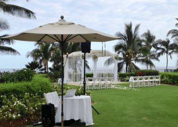 Destination Weddings and Outdoor Ceremonies require particular care when competing with the wind and the ocean. Sound For Ceremony (SFC) is always recommended for ceremonial occasions on Kauai.